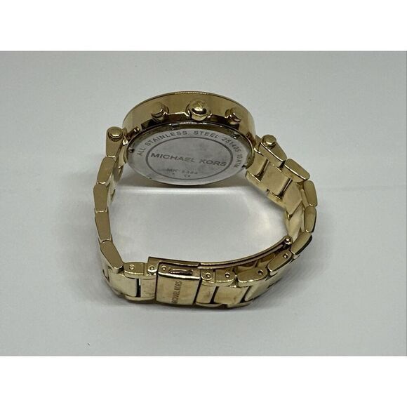 Michael Kors Parker MK5354 Women\'s Gold Stainless Steel Analog Dial Watch NUL7 main image 7